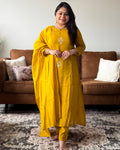 Haldi Glow Chanderi Suit Set