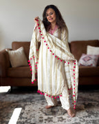 Ivory Pink Gota