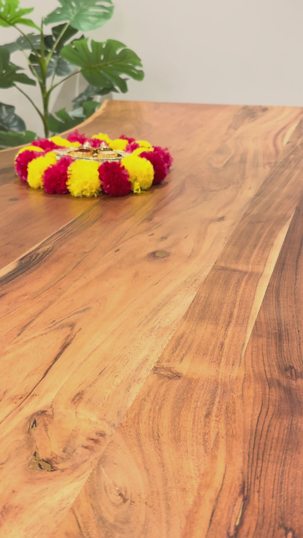 Peach Coral Chanderi Silk Saree with Gold Zari & Tassel Pallu